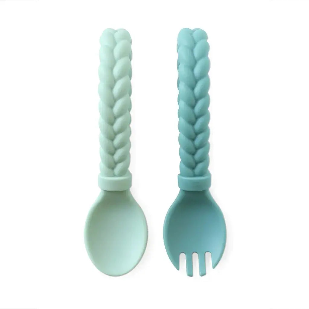 Itzy Ritzy - 叉及匙羹套裝 SWEETIE SPOONS™|薄荷色