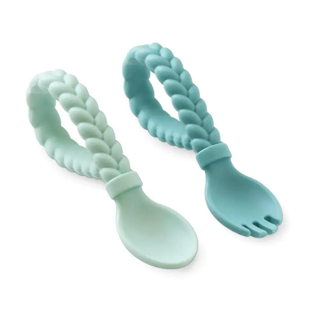 Itzy Ritzy - 叉及匙羹套裝 SWEETIE SPOONS™|薄荷色