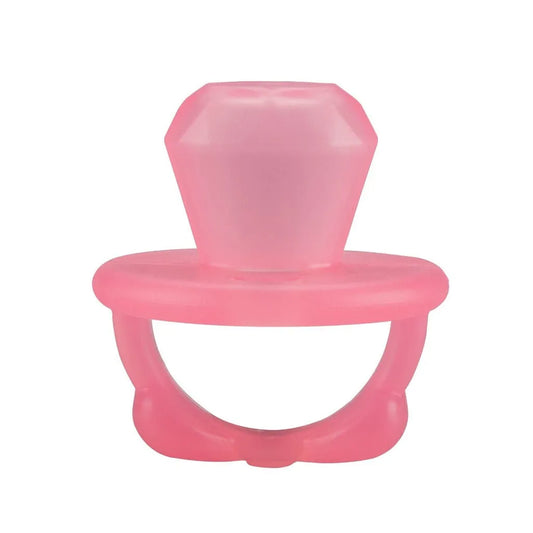 Itzy Ritzy - TEENSY TEETHER™ 矽膠牙膠 | 粉紅色