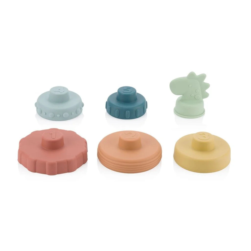 Itzy Stacker™ Silicone Stacking Toy 矽膠堆疊及出牙玩具