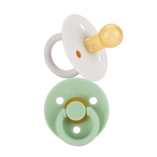 Itzy Soother™ Natural Rubber Pacifier - 0-6個月大奶嘴 | 薄荷及白色