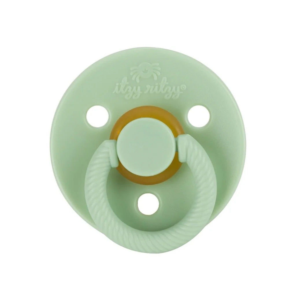 Itzy Soother™ Natural Rubber Pacifier - 0-6個月大奶嘴 | 薄荷及白色