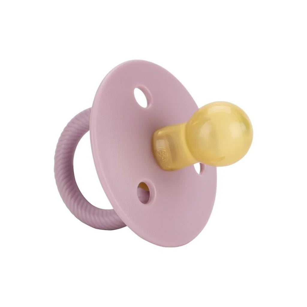 Itzy Soother™ Natural Rubber Pacifier - 0-6個月大奶嘴 | 淡紫蘭花及丁香花色